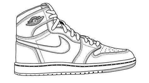 basketball shoes coloring pages  printable colouring basketball shoes