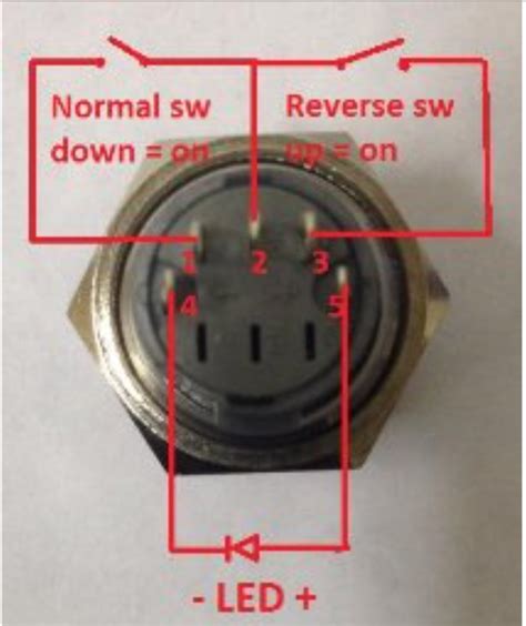 switches  pin push button switch  led ac wiring question