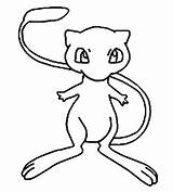 Mew Coloring Pages Print Getcolorings Pokemon Color sketch template