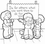 Coloring Pages Kids Sunday School sketch template