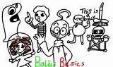 Coloring Basics Baldis Kids sketch template