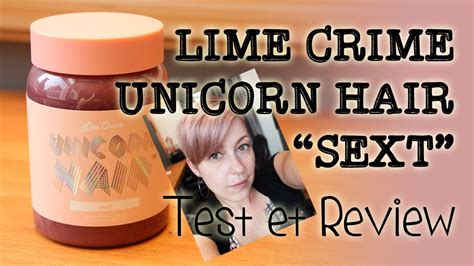Lime Crime Unicorn Hair Sext Review Et Test Youtube