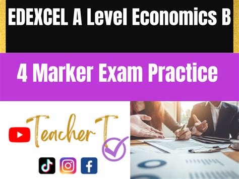 level economics  edexcel  mark exam technique teaching resources