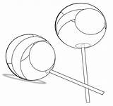 Coloring Lollipop Pages Colouring Clipart Library Lollipops sketch template