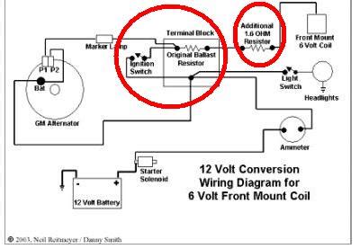 wiring diagram ford   volt conversion wiring diagram  schematic