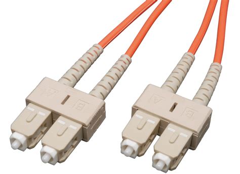 meter  fiber optic patch cable multimode duplex sc  sc orange