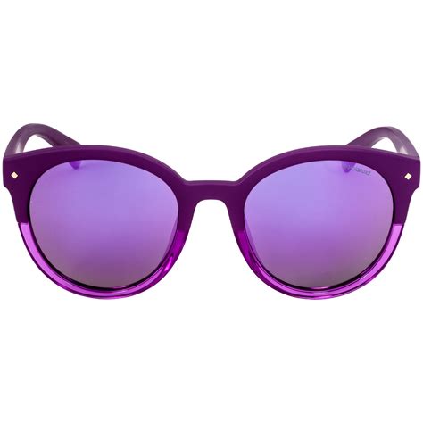 Polaroid Violet Plastic Frame Purple Lens Ladies Sunglasses