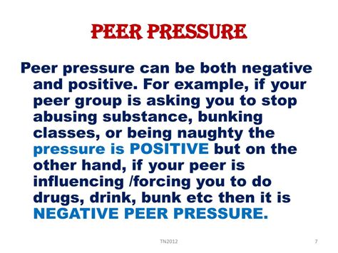 Ppt Presentation On Peer Pressure Powerpoint Presentation Free