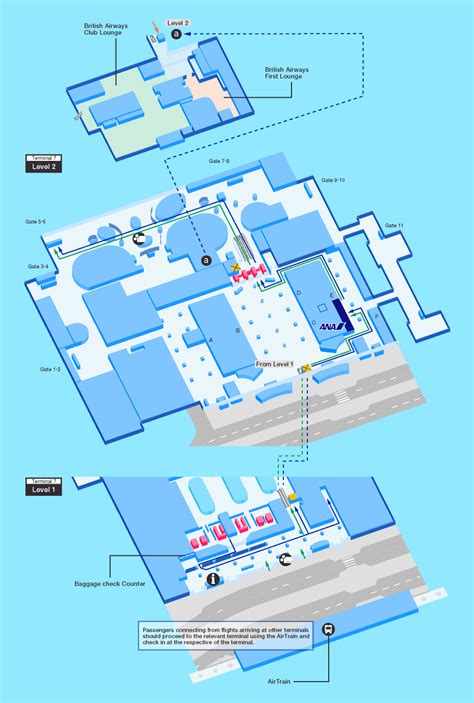 jfk airport terminal  map tourist map  english images
