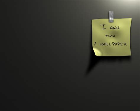 sticky note iou wallpaper cool wallpapers and backgrounds funny wallpapers cool wallpaper
