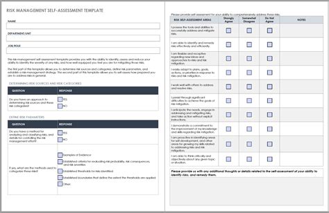 evaluation templates smartsheet