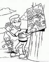 Jimmy Neutron Coloring Pages Popular Ratings Yet sketch template