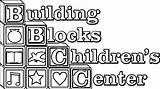 Building Coloring Blocks Center Children Pages Wecoloringpage sketch template