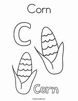 Coloring Corn Print Twistynoodle Ll Tracing Noodle Change Template Favorites Login Add sketch template