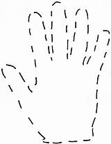Handprint sketch template