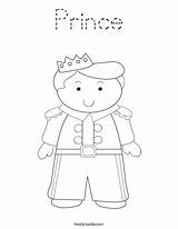 Coloring Prince Pages Print Princess Outline Twistynoodle Favorites Login Add Ll Cursive sketch template