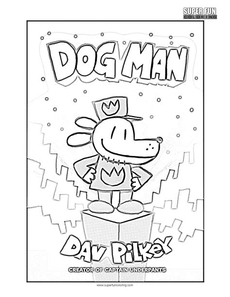 dog man coloring pages coloring home