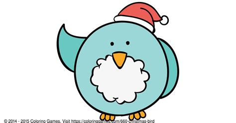 christmas bird coloring games  coloring pages