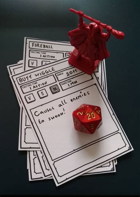 dungeons dragons compatible spell cards etsy dungeons  dragons