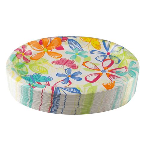 artstyle  pack paper plates     oval bulk party plates