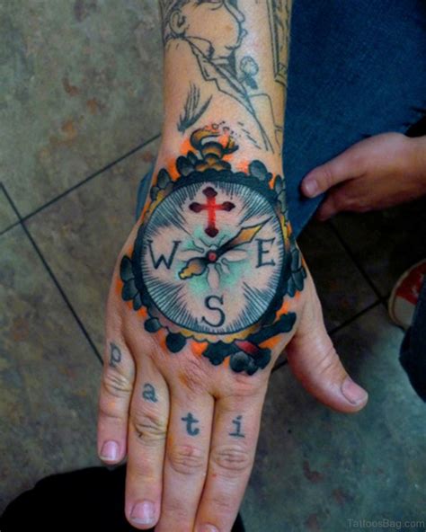 45 Great Compass Tattoos On Hand