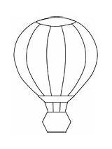 Air Hot Balloon Coloring Pages Ws sketch template
