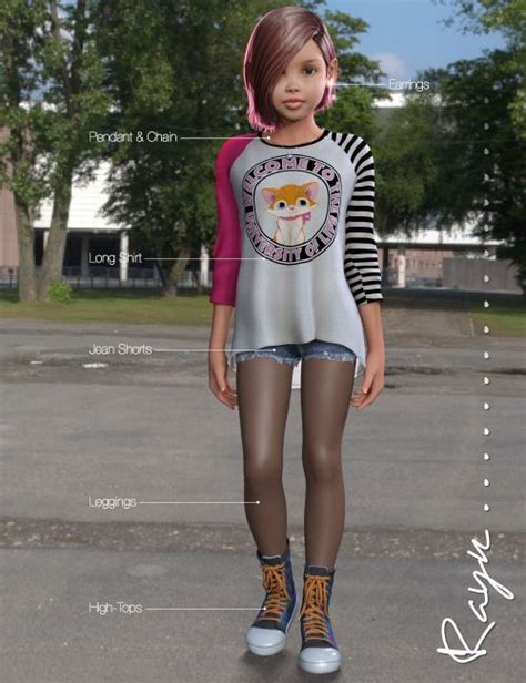 rayn for genesis 2 female s bundle 3d models for poser and daz