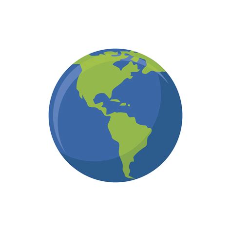 earth globe isolated graphic illustration   vectors