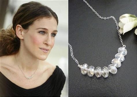Carrie Bradshaw Inspired Necklace Mystic Crystal Necklace In Etsy