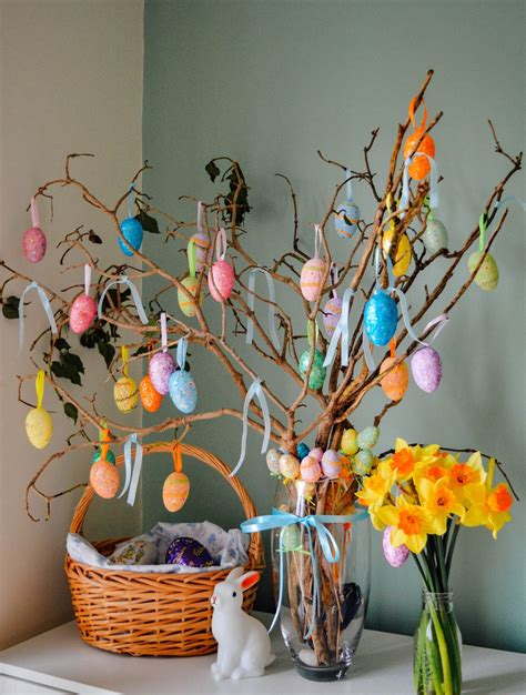 cheap cheerful diy easter tree dolly dowsie