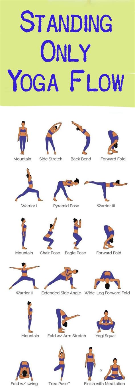 standing  yoga flow yoga flow standing yoga yogi squat