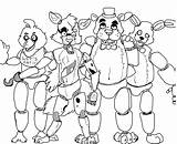 Coloring Pages Animatronics Print sketch template