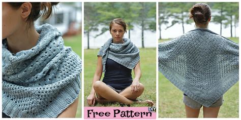 beautiful knit triangle shawl  pattern diy