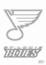 Blues Louis St Coloring Pages Logo Nhl Printable Color Hockey Clipart Symbols Supercoloring Drawing Print Popular Library sketch template