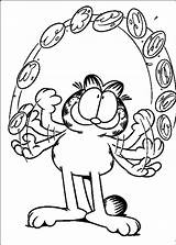 Garfield Coloring Pages sketch template