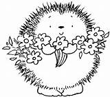 Digi Hedgehog Penny Hedgehogs Applique Hérisson sketch template