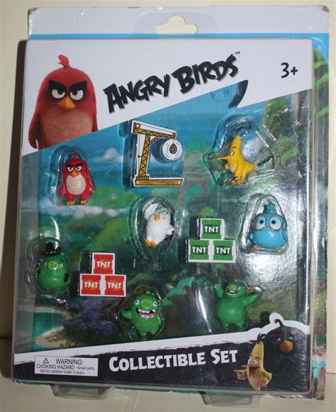 commonwealth toy angry birds collectible set mint  package   ebid united