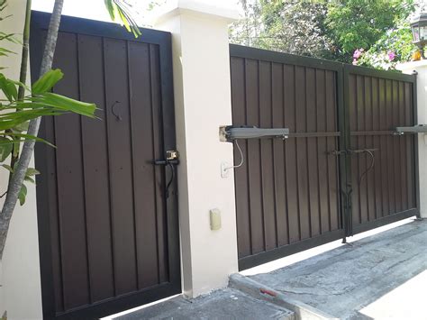 modern entrance gate glass railings philippines glass railing tempered glass wrought iron