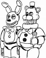 Colorir Animatronics Freddy Freddys sketch template