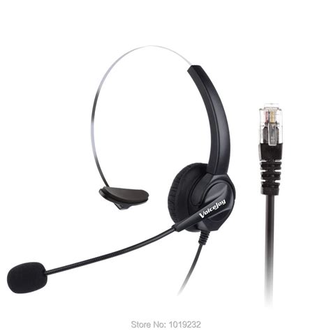shipping rj rj connector headset rj plug headphones noise canceling telephone headset