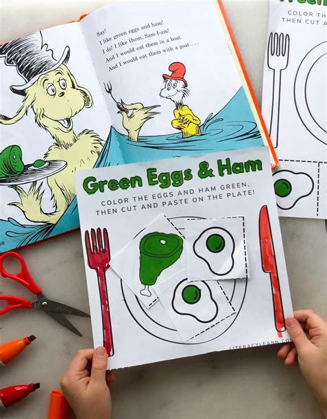 green eggs  ham printable template