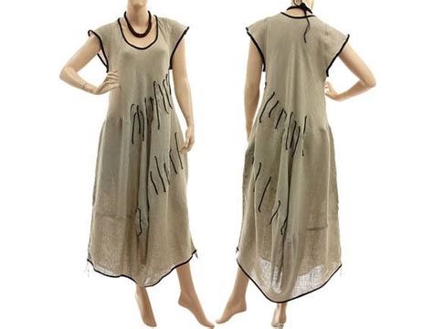 boho linen plus size maxi dress linen bubble dress in natural etsy de