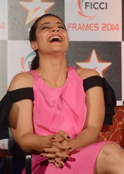 high quality bollywood celebrity pictures kajol looks gorgeous in pink dress ficci frames 2014