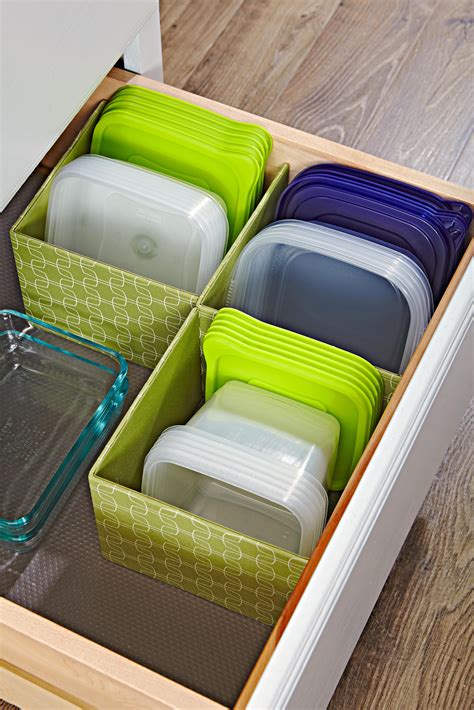 10 genius solutions for organizing food storage containers home