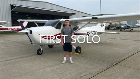 First Solo Flight Youtube