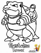 Pokemon Blastoise Coloring Pages Colouring Print sketch template