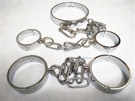 sex tools for sale metal adult collar handcuffs shackle bongdege set