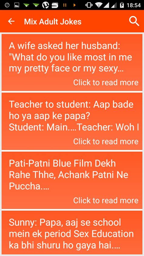 Non Veg Adult Jokes Hindi 2018 For Android Apk Download