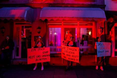 sex workers demand brothels open again as prostitutes join red light