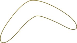simple boomerang pattern clip art  clkercom vector clip art